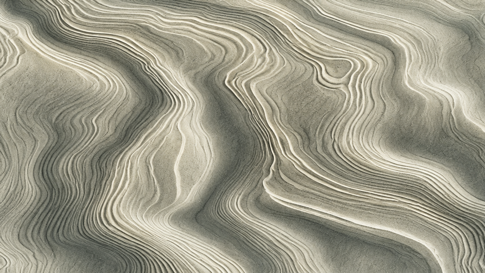 Rippled sand terrain texture